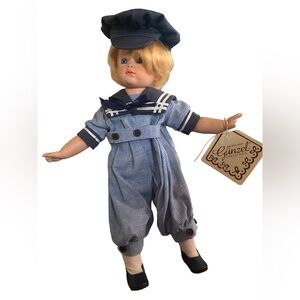 Hildegard Günzel “Zack” 12” Vinyl Doll With Stand Vintage Gunzel 1992